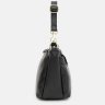 Женская сумка кроссбоди из натуральной фактурной кожи через плечо Borsa Leather черного цвета 95532 фото №4 Женская сумка кроссбоди из натуральной фактурной кожи через плечо Borsa Leather черного цвета 95532 modnotak фото - 4