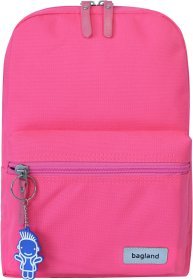 Текстильний рюкзак для дівчаток малинового кольору Bagland (55732)