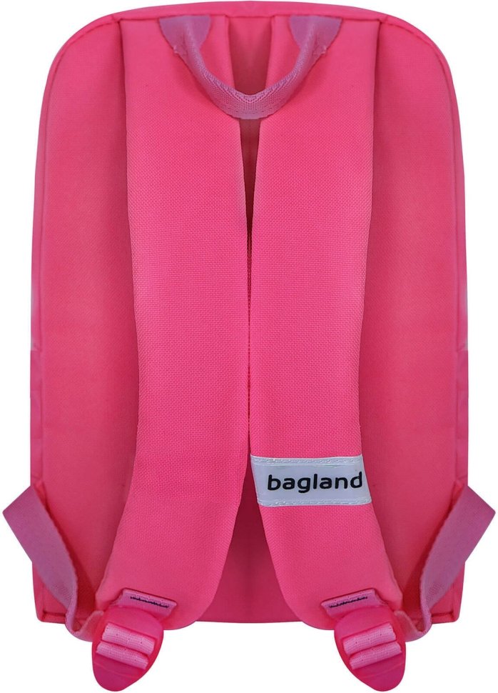 Текстильный рюкзак для девочек малинового цвета Bagland (55732)