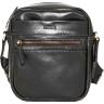 Стильная небольшая мужская сумка через плечо черного цвета VATTO (12073) - 1