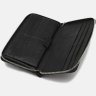 Мужской кожаный клатч черного цвета с кистевым ремешком Ricco Grande (56932) - 5