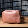 Жіноча сумка крос-боді з якісного шкірзама з плюшевою вставкою Vintage рожевого кольору 96932 фото №8 Жіноча сумка крос-боді з якісного шкірзама з плюшевою вставкою Vintage рожевого кольору 96932 modnotak фото - 8