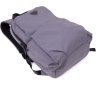 Сірий рюкзак з текстилю на блискавки Vintage (20628) - 4