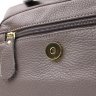 Стильная женская сумка на каждый день из фактурной кожи через плечо Vintage 98132 серого цвета modnotak фото - 6