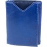 Жіночий гаманець маленького розміру із синього шкірозамінника MD Leather (21521) - 1