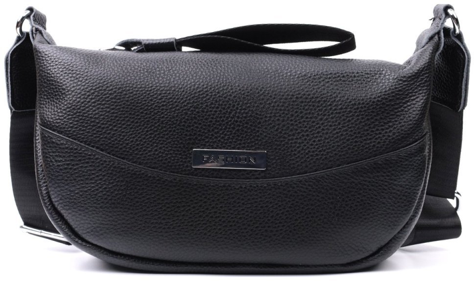 Женская кожаная сумка через плечо с оригинальным декором Vintage 2422615 Черная фото №6 Женская кожаная сумка через плечо с оригинальным декором Vintage 2422615 Черная modnotak фото №6