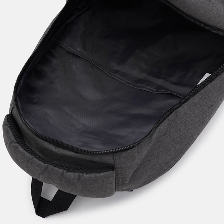 Серый мужской рюкзак из полиэстера на три отделения Aoking (59132)