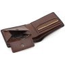 Мужское добротное портмоне из натуральной кожи коричневого цвета с RFID - Visconti Arthur 69132 - 5