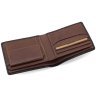 Мужское добротное портмоне из натуральной кожи коричневого цвета с RFID - Visconti Arthur 69132 - 4