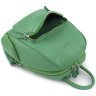 Яркий зеленый женский рюкзак формата А4 из натуральной кожи KARYA 69732 - 6
