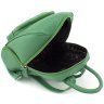 Яркий зеленый женский рюкзак формата А4 из натуральной кожи KARYA 69732 - 7