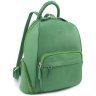 Яркий зеленый женский рюкзак формата А4 из натуральной кожи KARYA 69732 - 1