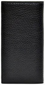 Чоловічий купюрник із натуральної шкіри флотар чорного кольору Desisan 80033