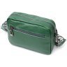 Яркая женская сумка-кроссбоди из натуральной кожи зеленого цвета Vintage 2422296 - 2