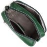 Яркая женская сумка-кроссбоди из натуральной кожи зеленого цвета Vintage 2422296 - 4