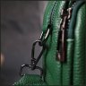 Яркая женская сумка-кроссбоди из натуральной кожи зеленого цвета Vintage 2422296 - 9
