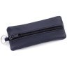 Довга ключниця із натуральної шкіри темно-синього кольору на блискавці ST Leather 70833 - 1