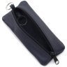 Длинная ключница из натуральной кожи темно-синего цвета на молнии ST Leather 70833 - 2
