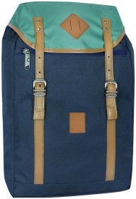 Міський рюкзак з текстилю Оксфорд синього кольору Bagland 111433