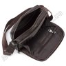 Наплечная коричневая кожаная мужская сумка H.T Leather (12134) - 6