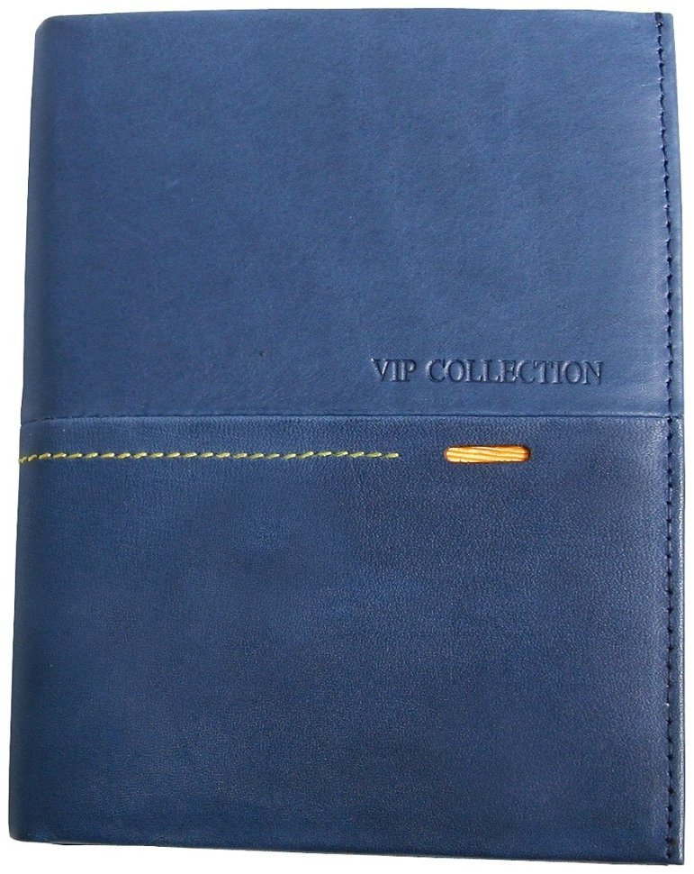 Чоловіче сине портмоне Beverly Hills з блоком для карток Vip Collection 102533 modnotak фото №1
