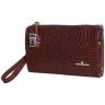 Барсетка на блискавці зі шкіри кроко Vip Collection 102633 (коричнева) фото №1 Барсетка на блискавці зі шкіри кроко Vip Collection 102633 (коричнева) modnotak фото - 1