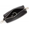 Довга ключниця чорного кольору з фактурної шкіри ST Leather (41022) - 2