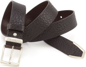 Ремень итальянский из кожи буйвола Gherardini 40694-GH.BRW.BUFF
