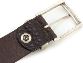 Ремень итальянский из кожи буйвола Gherardini 40694-GH.BRW.BUFF