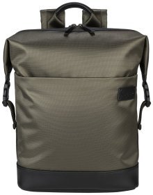 Текстильний рюкзак зі шкіряними вставками для ноутбука до 14" Tucano Modo Premium 103633 зеленого кольору
