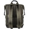 Текстильный рюкзак с кожаными вставками для ноутбука до 14" Tucano Modo Premium 103633 зеленого цвета modnotak фото - 3