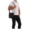 Мужская сумка-планшет черного цвета из натуральной кожи через плечо Tiding Bag (15909) фото №2 Мужская сумка-планшет черного цвета из натуральной кожи через плечо Tiding Bag (15909) modnotak фото - 2