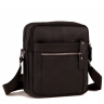 Мужская сумка-планшет черного цвета из натуральной кожи через плечо Tiding Bag (15909) - 7