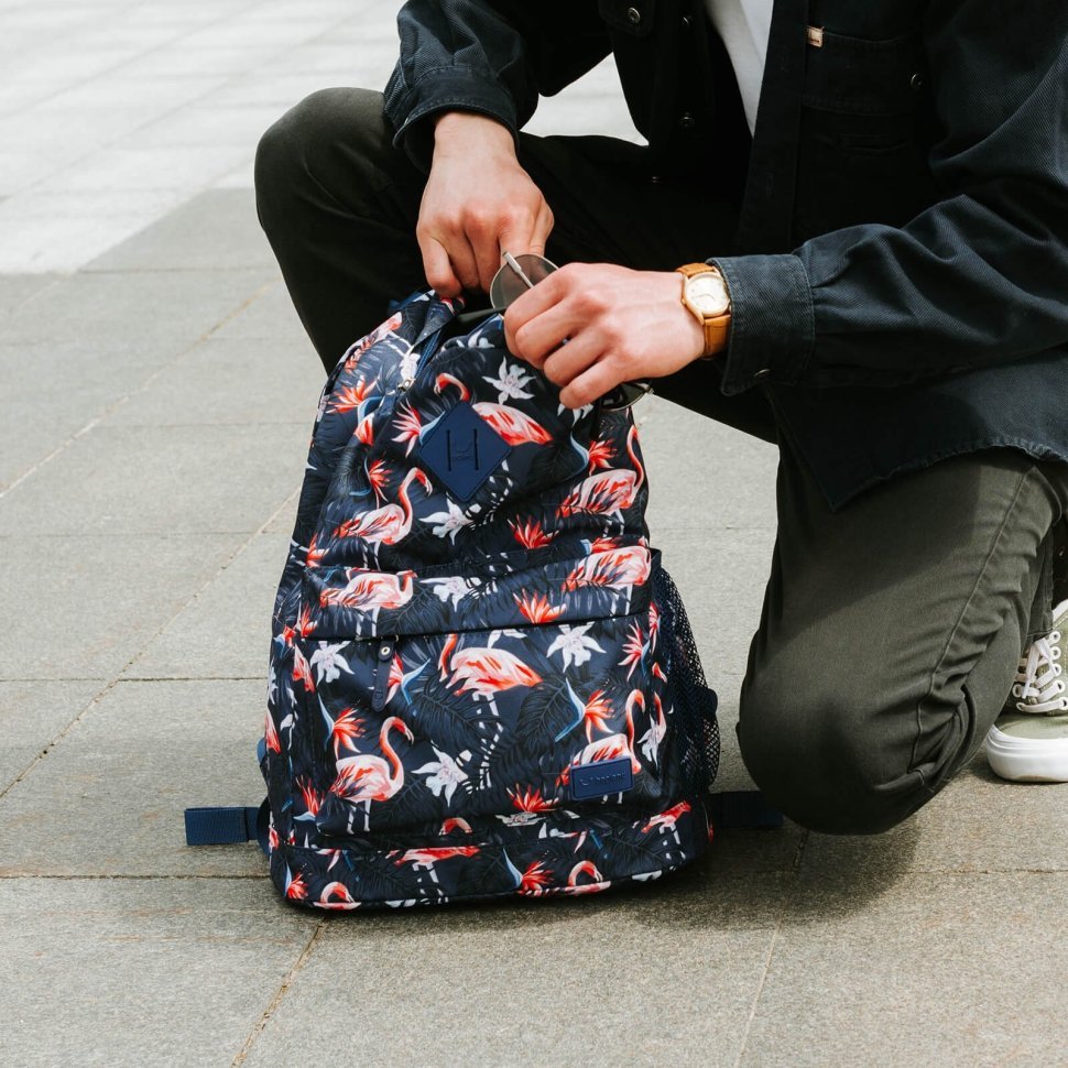 Кольоровий жіночий рюкзак для міста з принтом Bagland (54033)