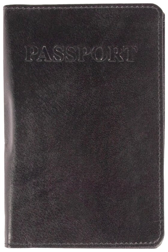 Дорожное мужское портмоне из гладкой кожи со съемным блоком для паспотра Ashwood TW01 черного цвета 94033 modnotak фото №7