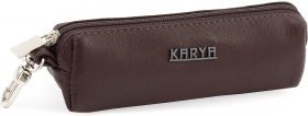 Фірмова ключниця коричневого кольору з натуральної шкіри - KARYA (40037)