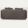 Міцна сіра текстильна сумка з блискавичною застібкою Vintage (20066) - 3
