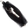Чорна лакова ключниця з натуральної шкіри з фактурою під змію KARYA (2421219) - 6