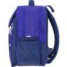 Синій шкільний рюкзак із текстилю з дизайнерським принтом Bagland (55533) - 2