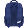 Синий школьный рюкзак из текстиля с дизайнерским принтом Bagland (55533) - 3
