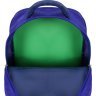 Синій шкільний рюкзак із текстилю з дизайнерським принтом Bagland (55533) - 5