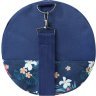 Женская дорожная сумка большого размера из синего текстиля Bagland Staff 55733 - 2