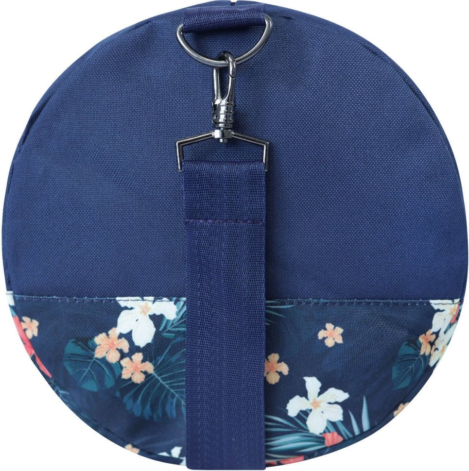 Женская дорожная сумка большого размера из синего текстиля Bagland Staff 55733