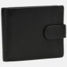 Чоловічий шкіряний портмоне чорного кольору з монетницею Ricco Grande 65933 - 2