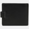 Мужское кожаное портмоне черного цвета с монетницей Ricco Grande 65933 - 3