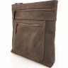 Шкіряна наплічна сумка коричневого кольору VATTO (11775) - 1