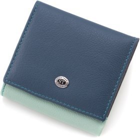 Шкіряний жіночий різнокольоровий гаманець із монетницею ST Leather 1767233