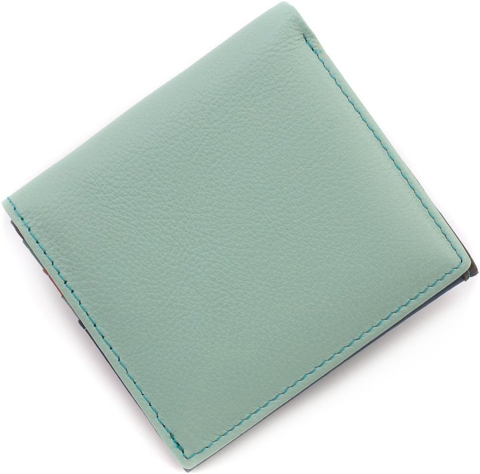 Кожаный женский разноцветный кошелек с монетницей ST Leather 1767233