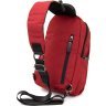 Красная сумка-слинг через плечо из нейлона Vintage (20629) - 2