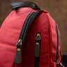 Красная сумка-слинг через плечо из нейлона Vintage (20629) - 8